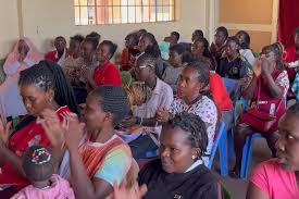 Workshop session with young women in discussion
